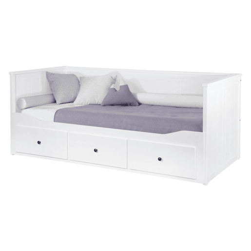 Cama nido UPPSALA dede 80cm a 160x200cm branca
