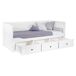 Cama nido UPPSALA desde 80cm a 160x200cm blanca Cama nido UPPSALA desde 80cm a 160x200cm blanca Blanco