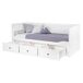 Cama nido UPPSALA desde 80cm a 160x200cm blanca Cama nido UPPSALA desde 80cm a 160x200cm blanca Blanco