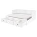 Cama nido UPPSALA desde 80cm a 160x200cm blanca Cama nido UPPSALA desde 80cm a 160x200cm blanca Blanco