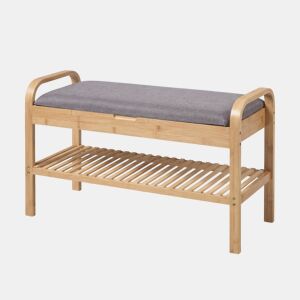 Sapateira de bambu MARCO 90x33x50cm