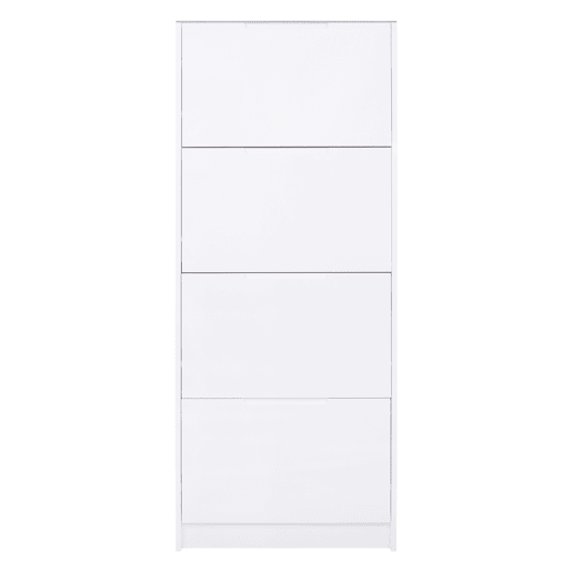 Sapateira FOUR 4 tampos cor branco