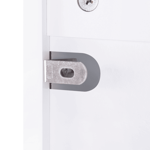 Sapateira FOUR 4 tampos cor branco