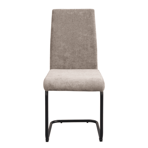 Conjunto de 4 cadeiras TONI cor taupe