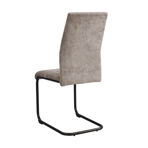 Conjunto de 4 cadeiras TONI cor taupe
