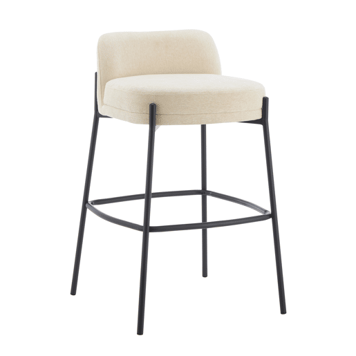Banco alto LEO cor branco 88cm