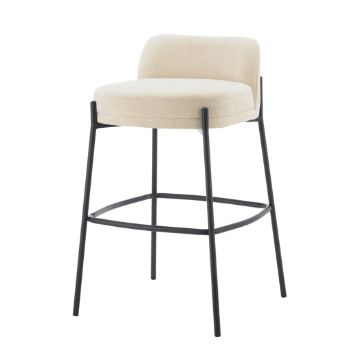 Banco alto LEO cor branco 88cm