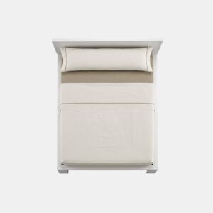Jogo de lençóis SILK cama 90cm cor linho e taupe