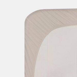 Lençol de baixo SILK em microfibra 180cm cor taupe