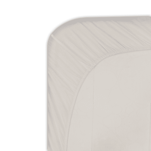 Lençol de baixo SILK em microfibra 135cm cor linho Lençol de baixo SILK em microfibra 135cm cor linho
