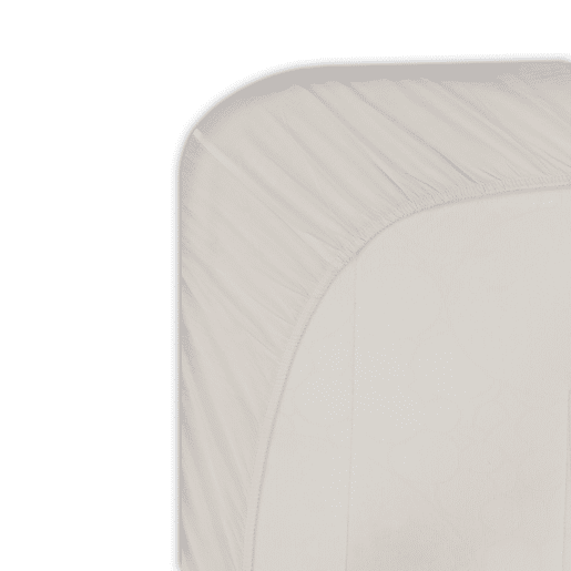 Lençol de baixo SILK em microfibra 180cm cor linho