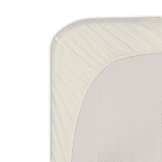 Lençol de baixo SILK em microfibra 90cm cor branca Lençol de baixo SILK em microfibra 90cm cor branca