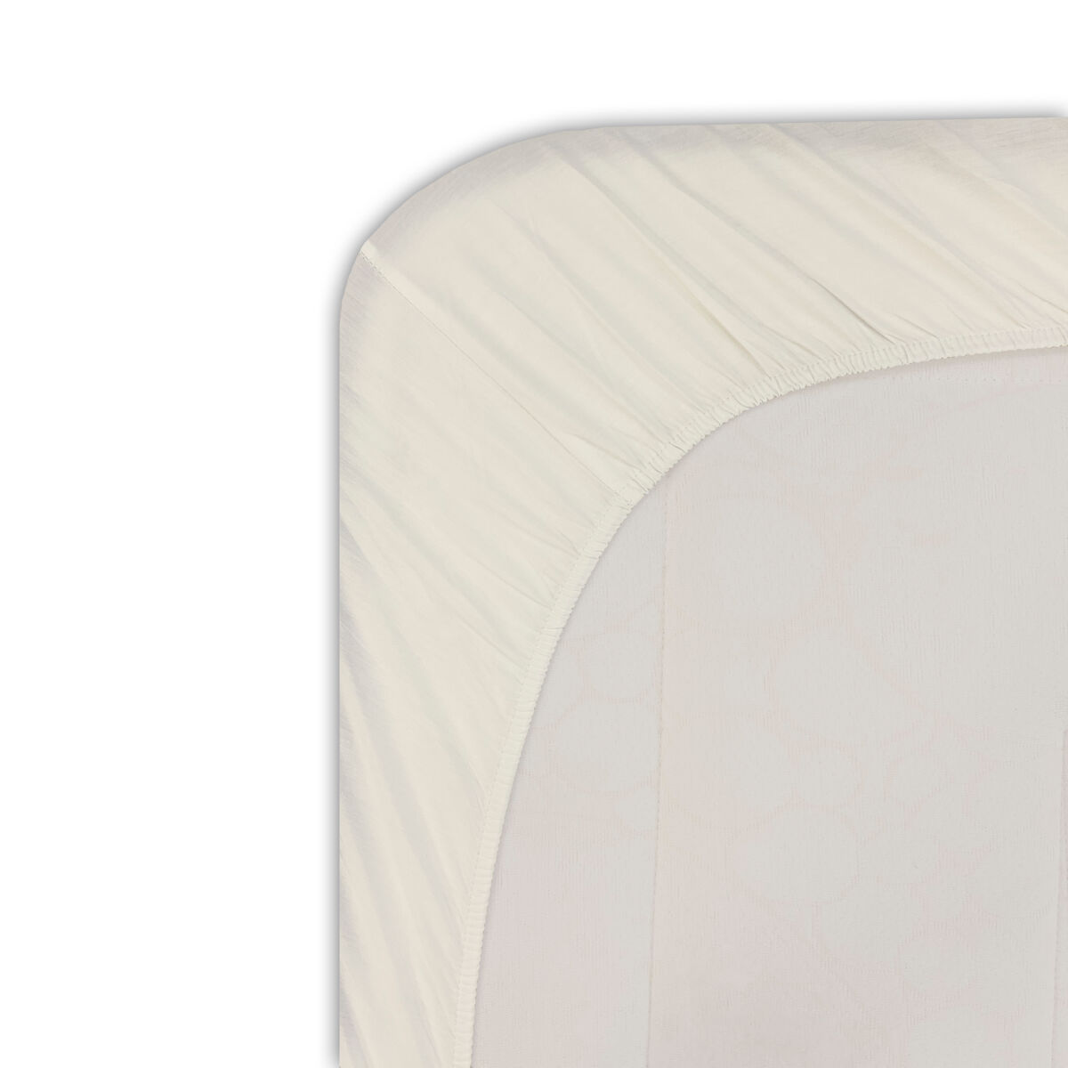Sábana bajera microfibra silk cama 135cm color blanco