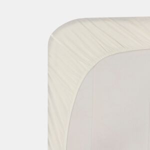 Lençol de baixo SILK em microfibra 150cm cor branca