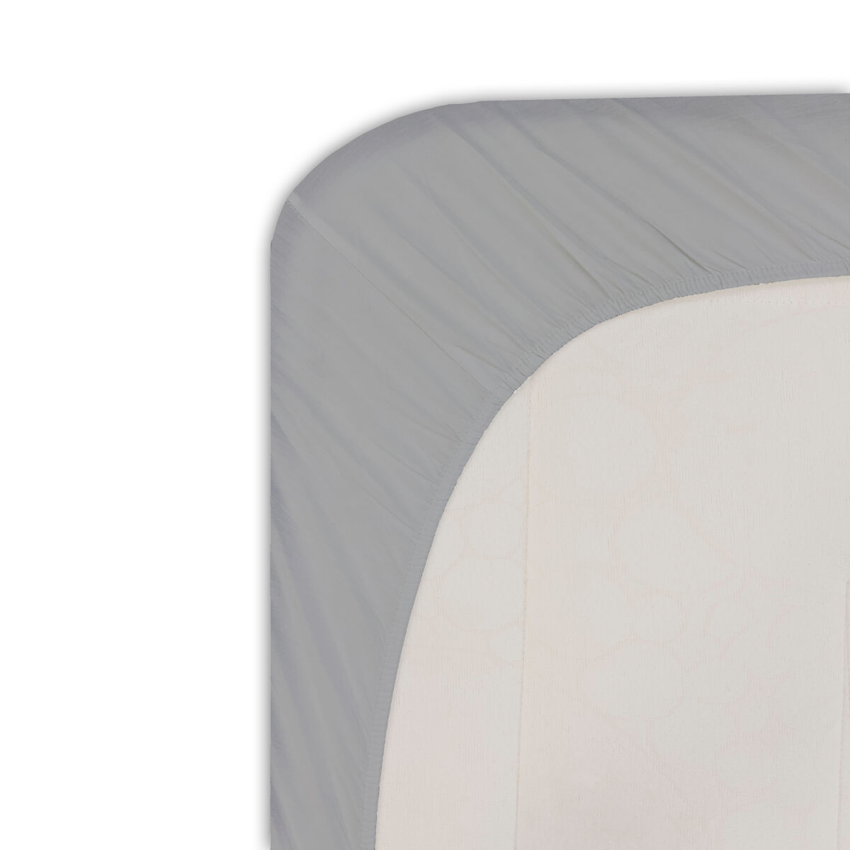 Sábana bajera microfibra silk cama 150cm color gris