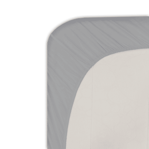 Lençol de baixo SILK em microfibra 180cm cor cinza