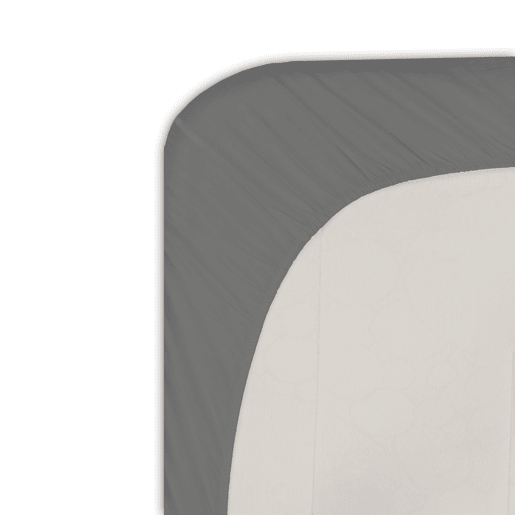 Lençol de baixo SILK em microfibra 135cm cor antracite