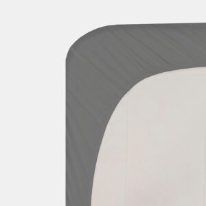 Lençol de baixo SILK em microfibra 135cm cor antracite