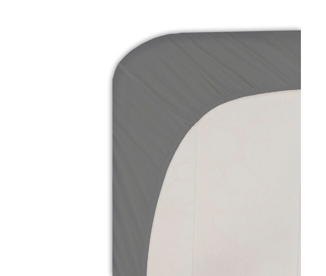 Sábana bajera microfibra silk cama 135cm color antracita