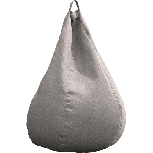 Puff PERA LAGOS tecido 110x85cm cor cinza