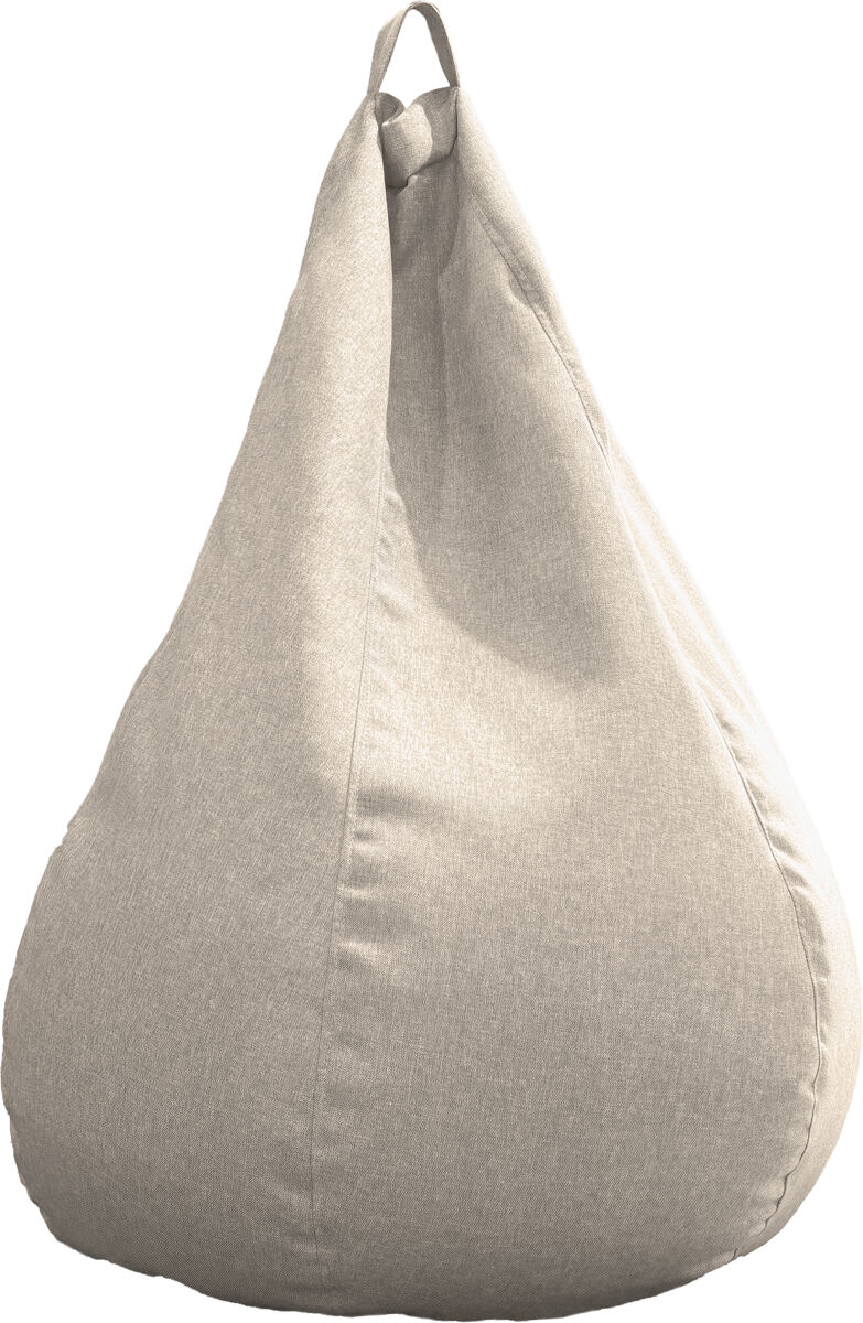 Puff pera lagos tela 110x85cm color beige
