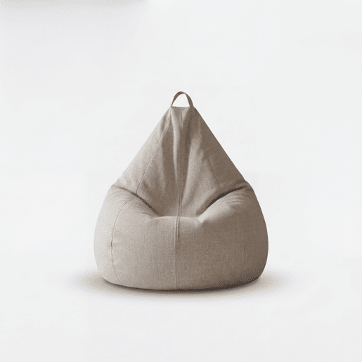 Puff PERA LAGOS tecido 110x85cm cor bege Puff PERA LAGOS tecido 110x85cm cor bege
