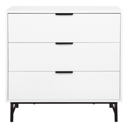 Cómoda YLVA 3 gavetas cor branco Cómoda YLVA 3 gavetas cor branco