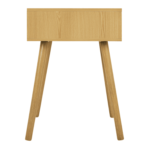 Mesa de cabeceira ARCADIA 57x40x40cm carvalho e branco