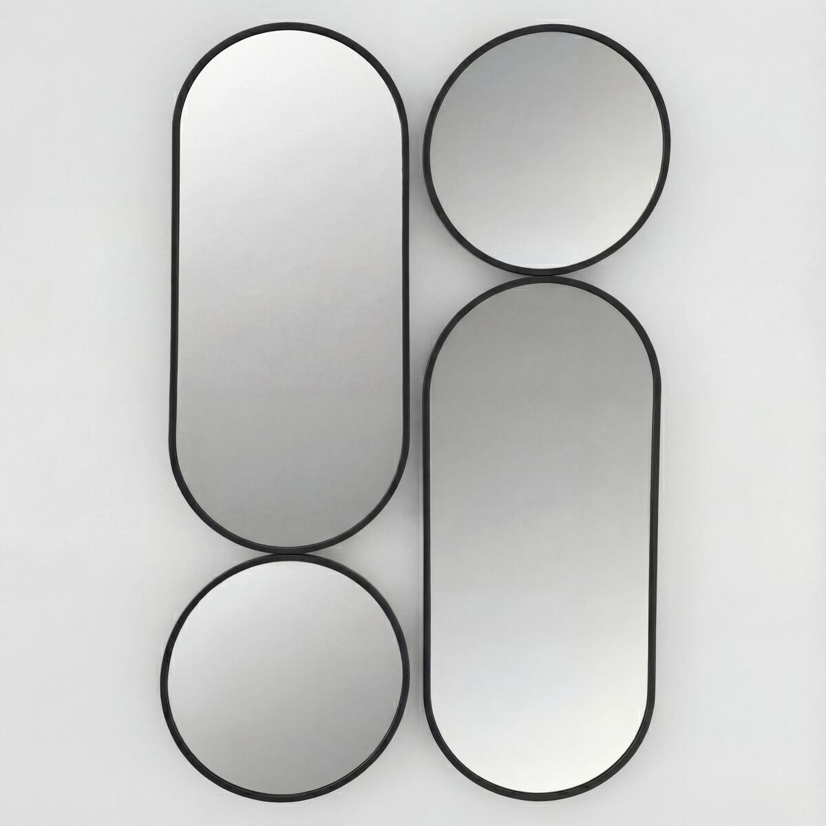 Set de 4 espejos de pared HANNA marca ECOANYA