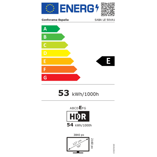 TV 50 polegadas SABA LE-50VA1 UHD Smart TV