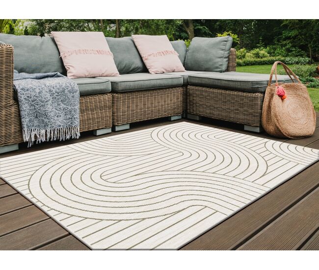 Alfombra interior & exterior WEAVES 120x170cm color lino