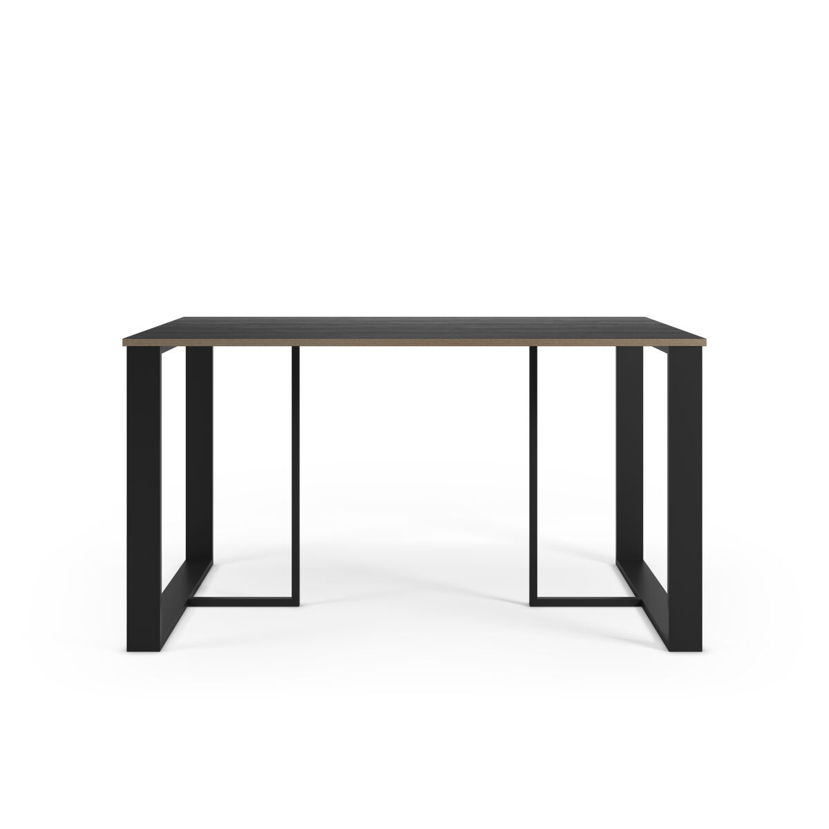 Mesa de comedor retangular negro LENORA