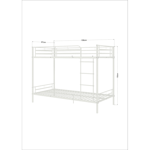 Beliche 90x190cm MAGIC V cor branco