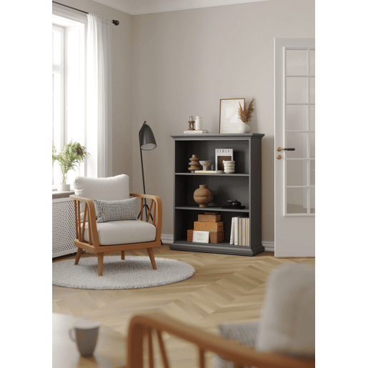 Estante 3 espaços PARIS cinza mate