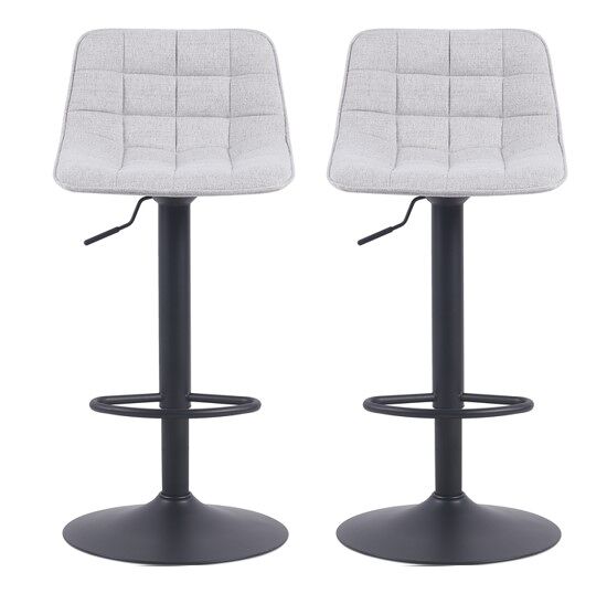 Pack de 2 taburetes ajustables adam gris