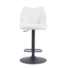 Banco alto ajustável AIDEN cor branco