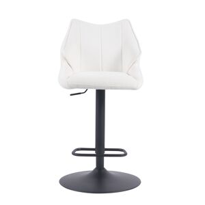 Banco alto ajustável AIDEN cor branco
