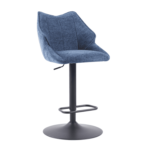 Banco alto ajustável AIDEN cor azul