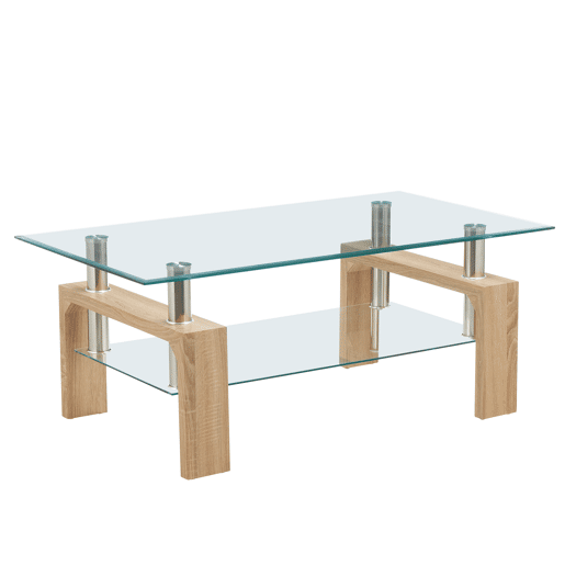 Mesa de centro CYBER cor carvalho
