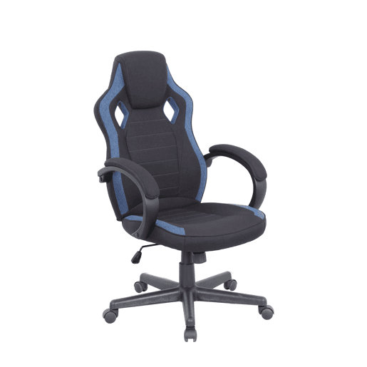 Cadeira gaming GIGI preta e azul