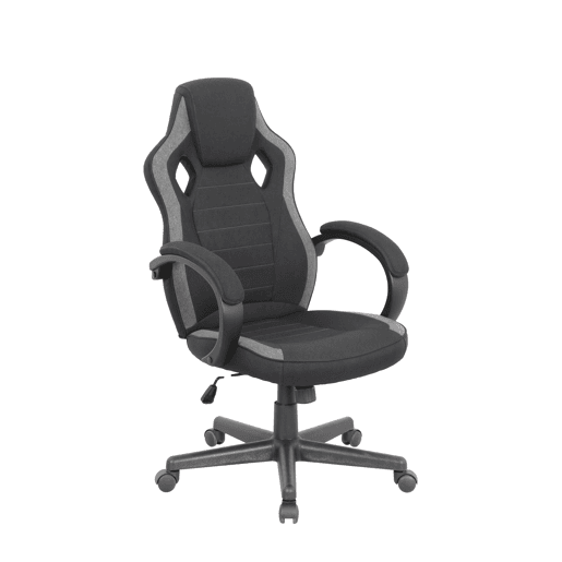 Cadeira gaming GIGI preta e cinza
