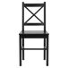 Silla de cocina VALERY Silla de cocina VALERY Negro