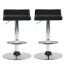 Conjunto de 2 bancos ajustáveis KENY pretos