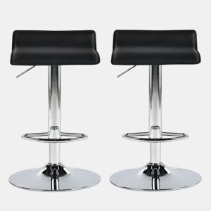 Conjunto de 2 bancos ajustáveis KENY pretos