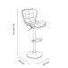 Pack de 2 taburetes ajustables HENRY Pack de 2 taburetes ajustables HENRY Azul Claro
