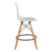 Pack de 2 de taburetes altos PARIS 107cm Pack de 2 de taburetes altos PARIS 107cm Blanco
