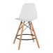 Pack de 2 de taburetes altos PARIS 107cm Pack de 2 de taburetes altos PARIS 107cm Blanco
