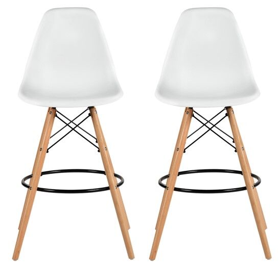 Pack de 2 de taburetes altos PARIS 107cm 