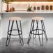 Taburete de bar LARS madera natural Taburete de bar LARS madera natural Natural