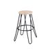 Taburete de bar LARS madera natural Taburete de bar LARS madera natural Natural
